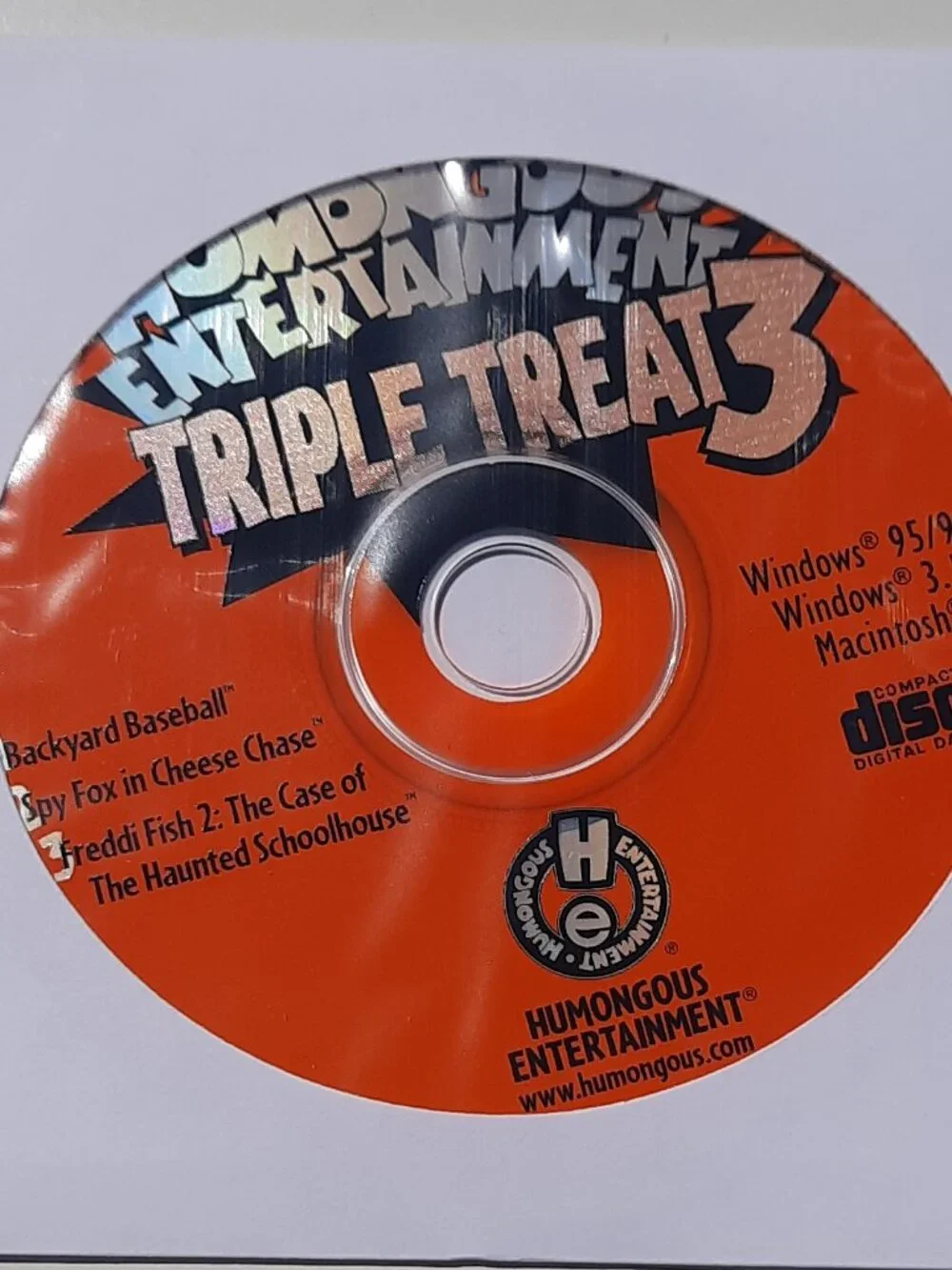 Humongous Entertainment: Triple Treat 3: Baseball, Spy Fox, Freddi Fish CD